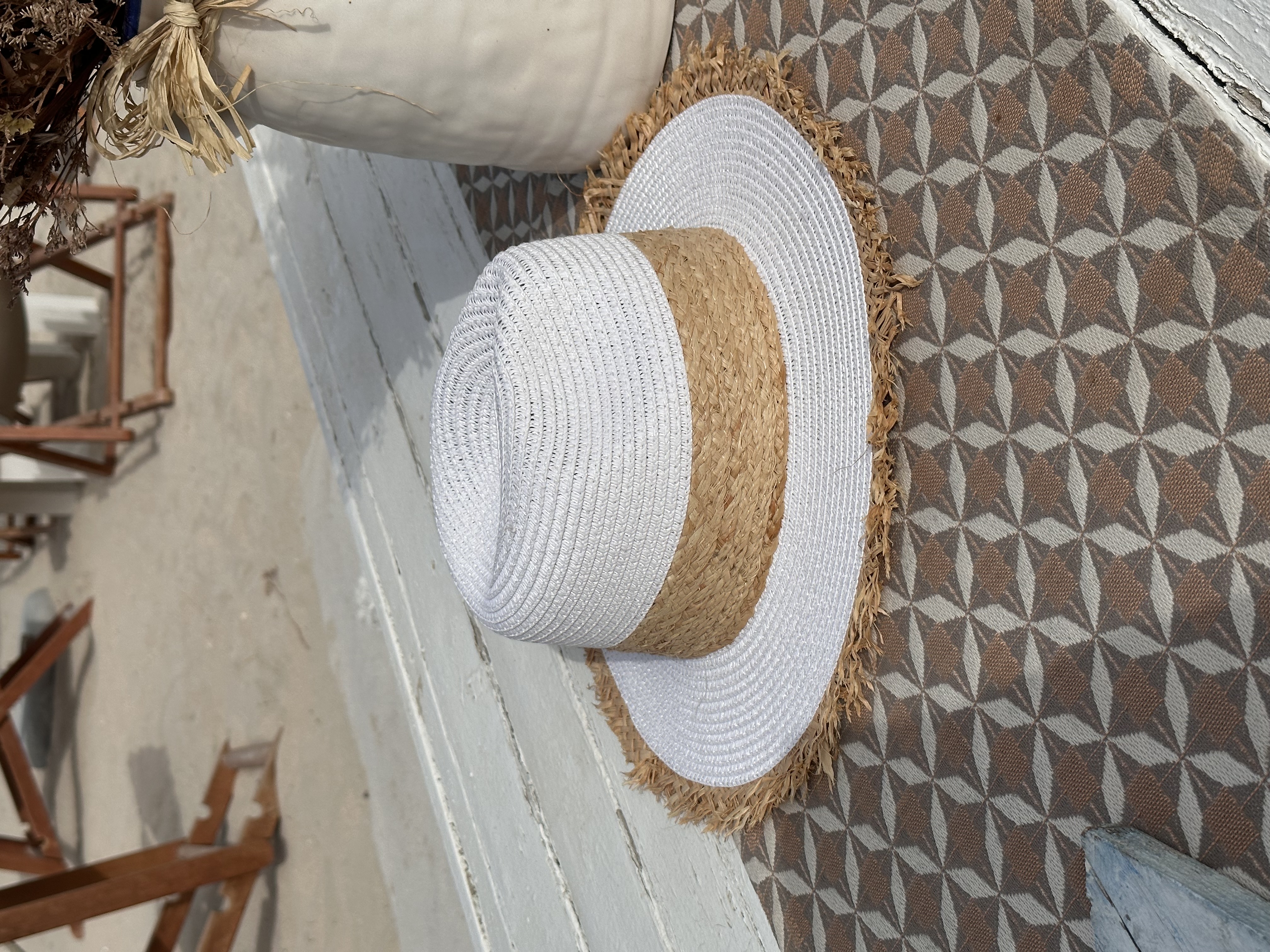 Fedora Hat White2