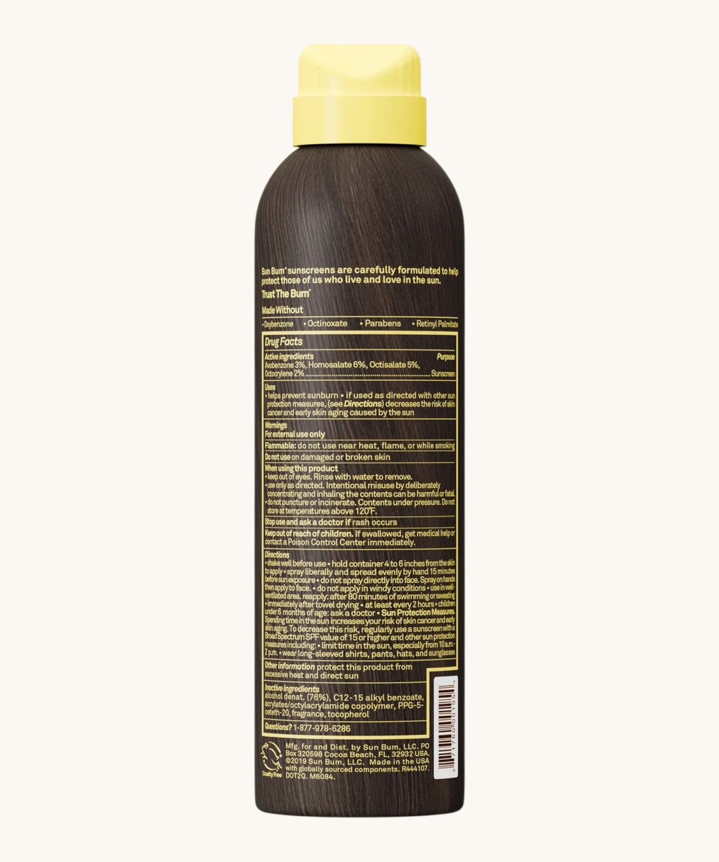 Sun Bum Original Sunscreen Spray SPF15   6oz