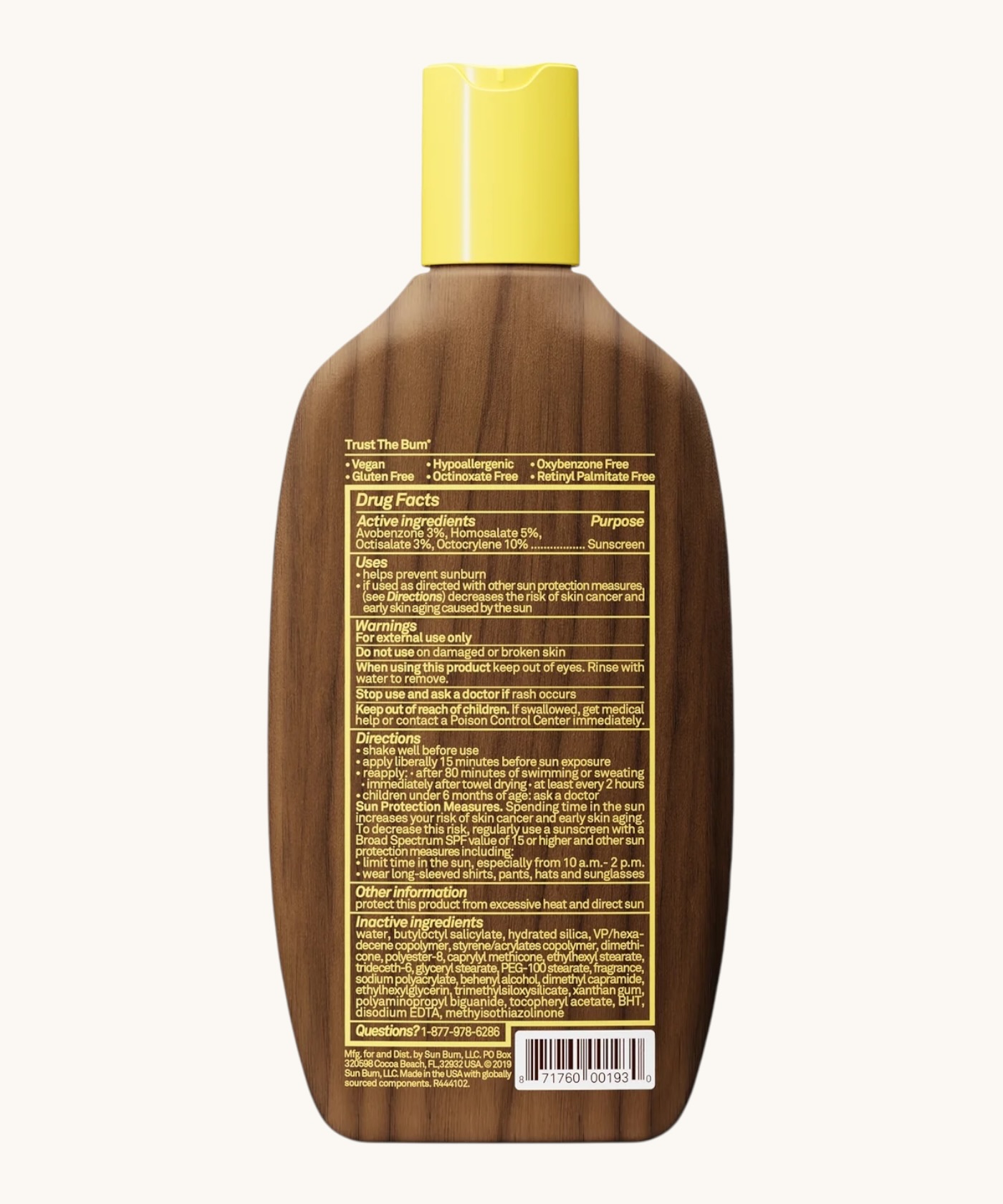 Sun Bum Original Sunscreen Lotion SPF 30   8oz