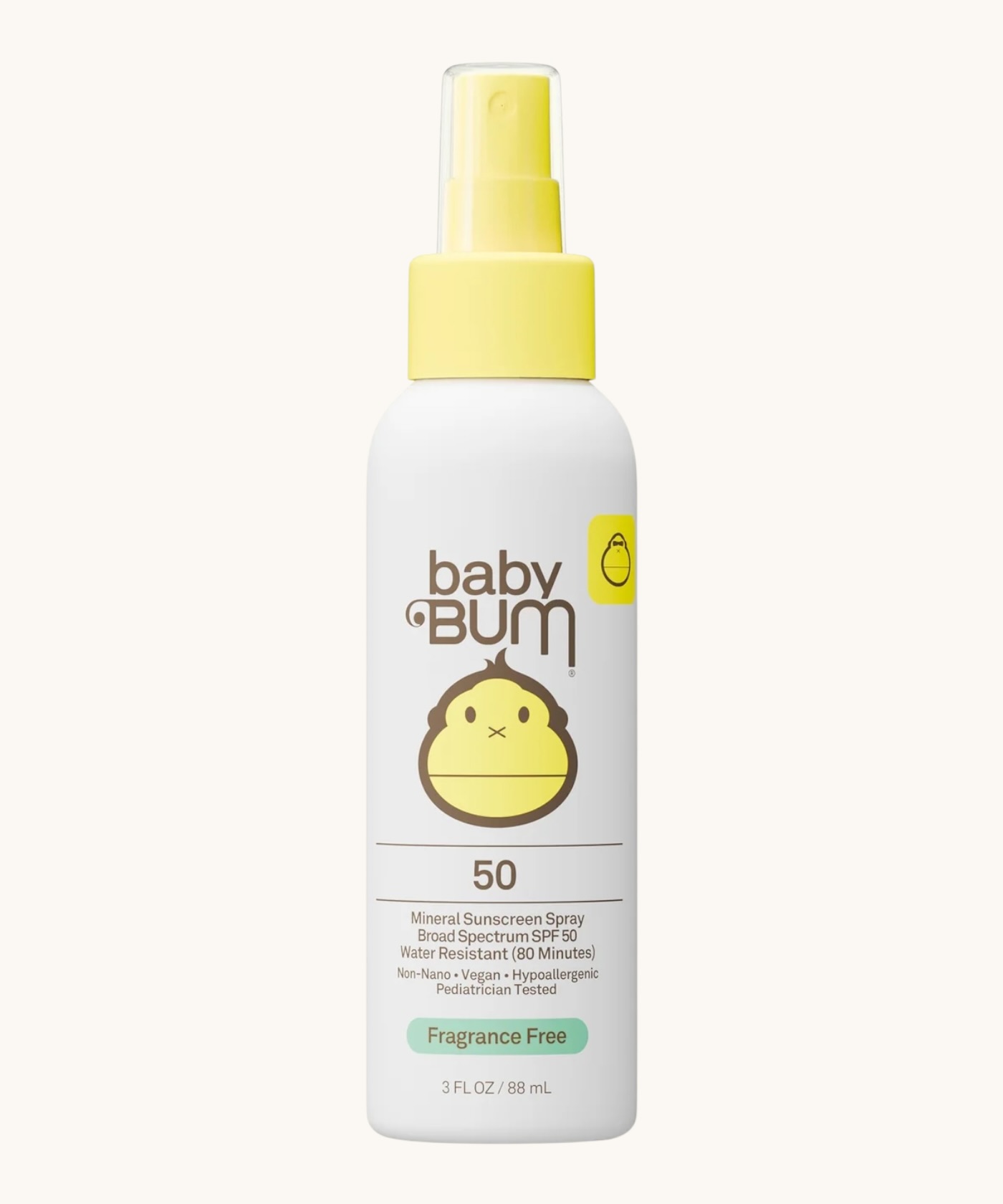 Sun Bum Baby Bum Mineral Sunscreen Spray SPF 50   3oz