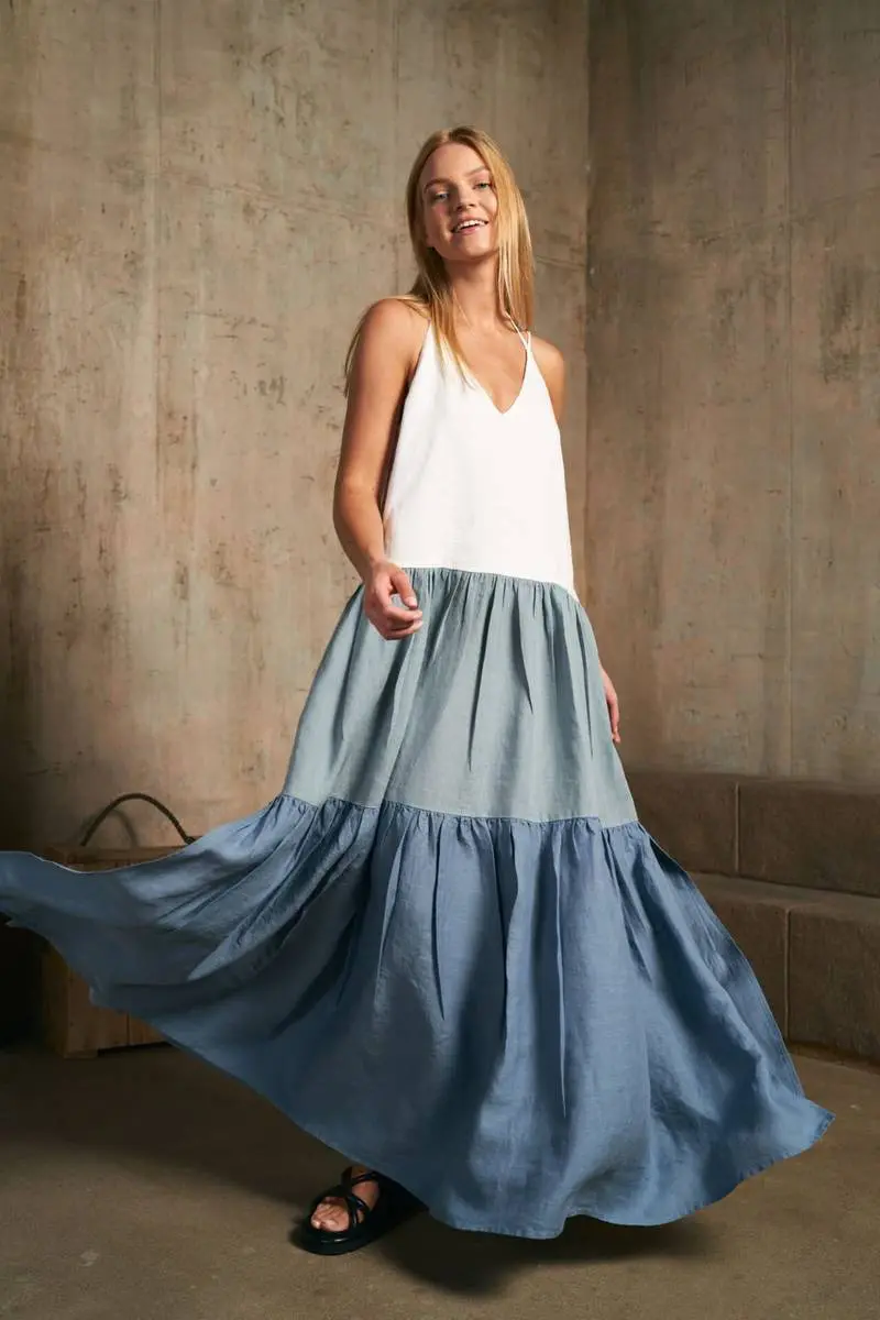 AMBER linen dress