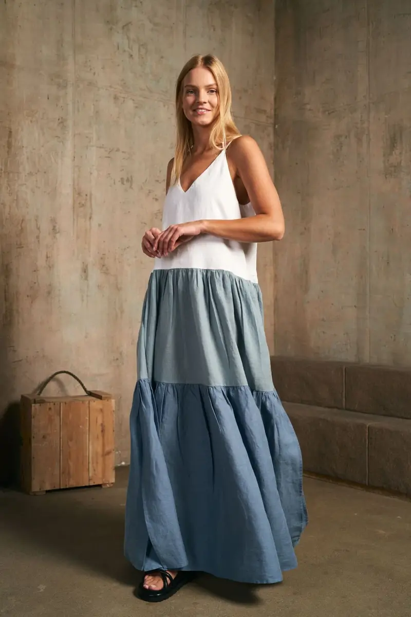 AMBER linen dress