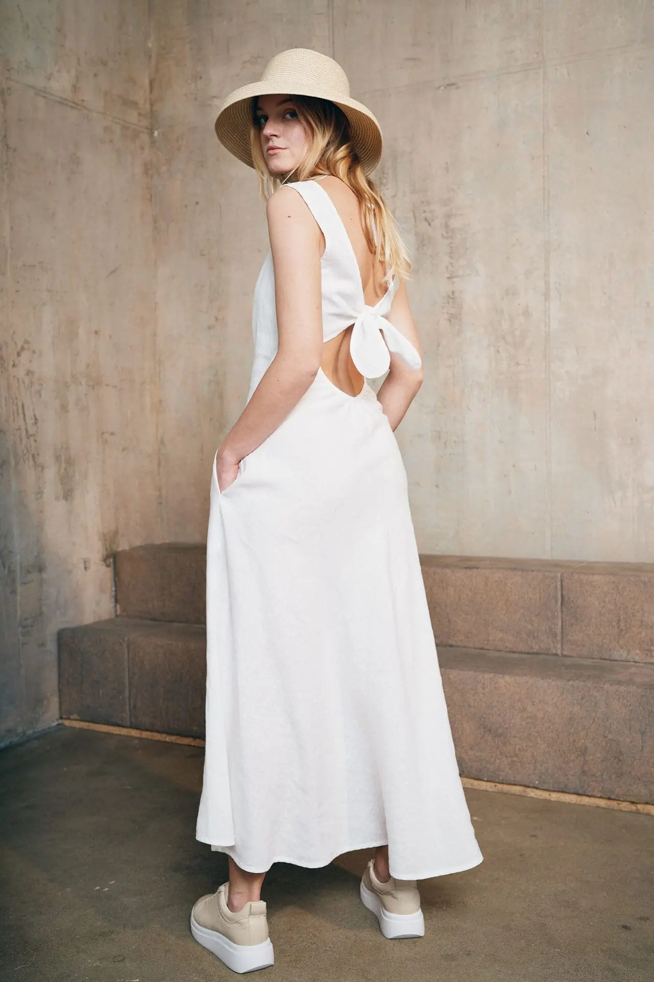 ETHEREAL tier dress