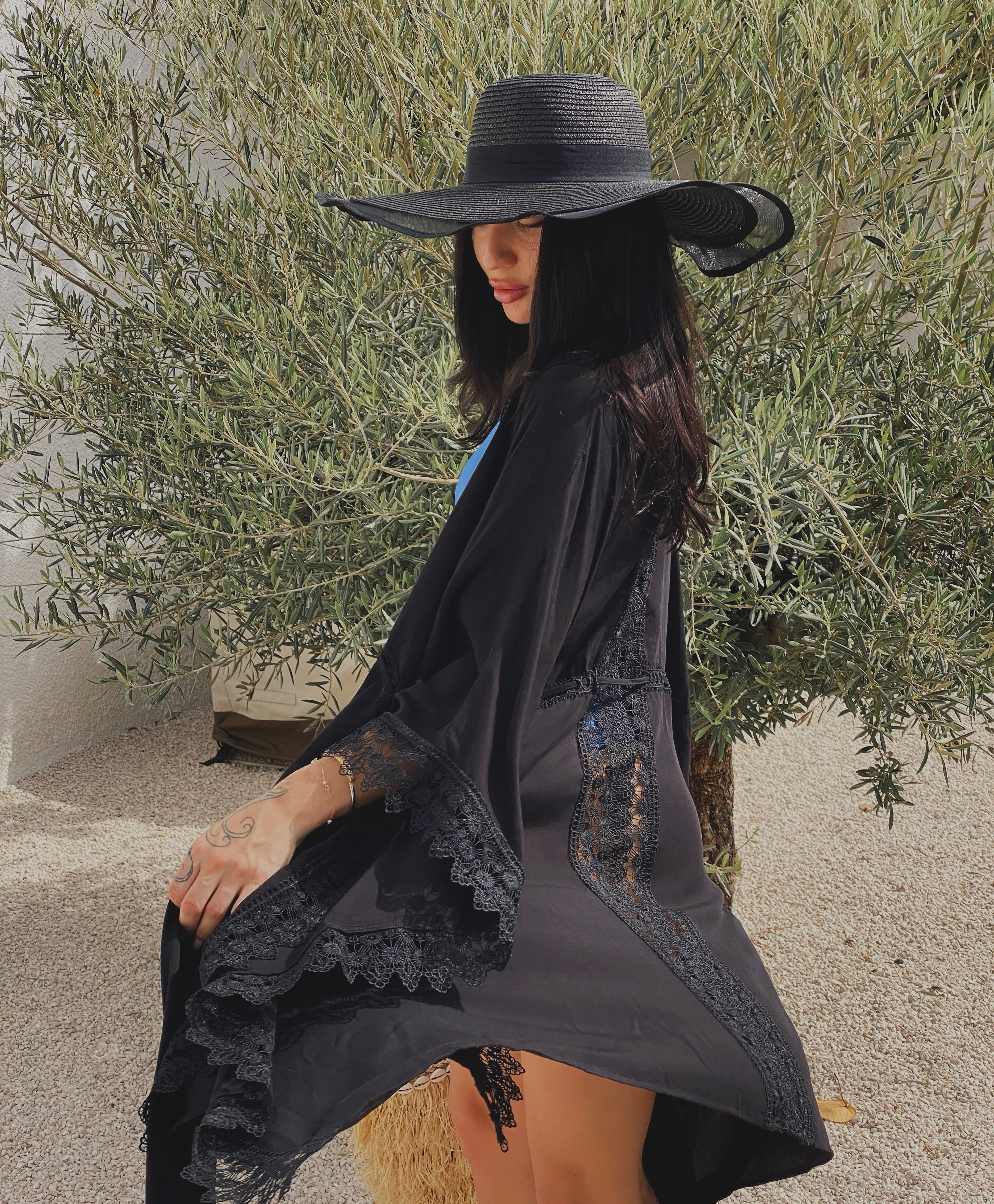 Lace Kimono Cover-Up