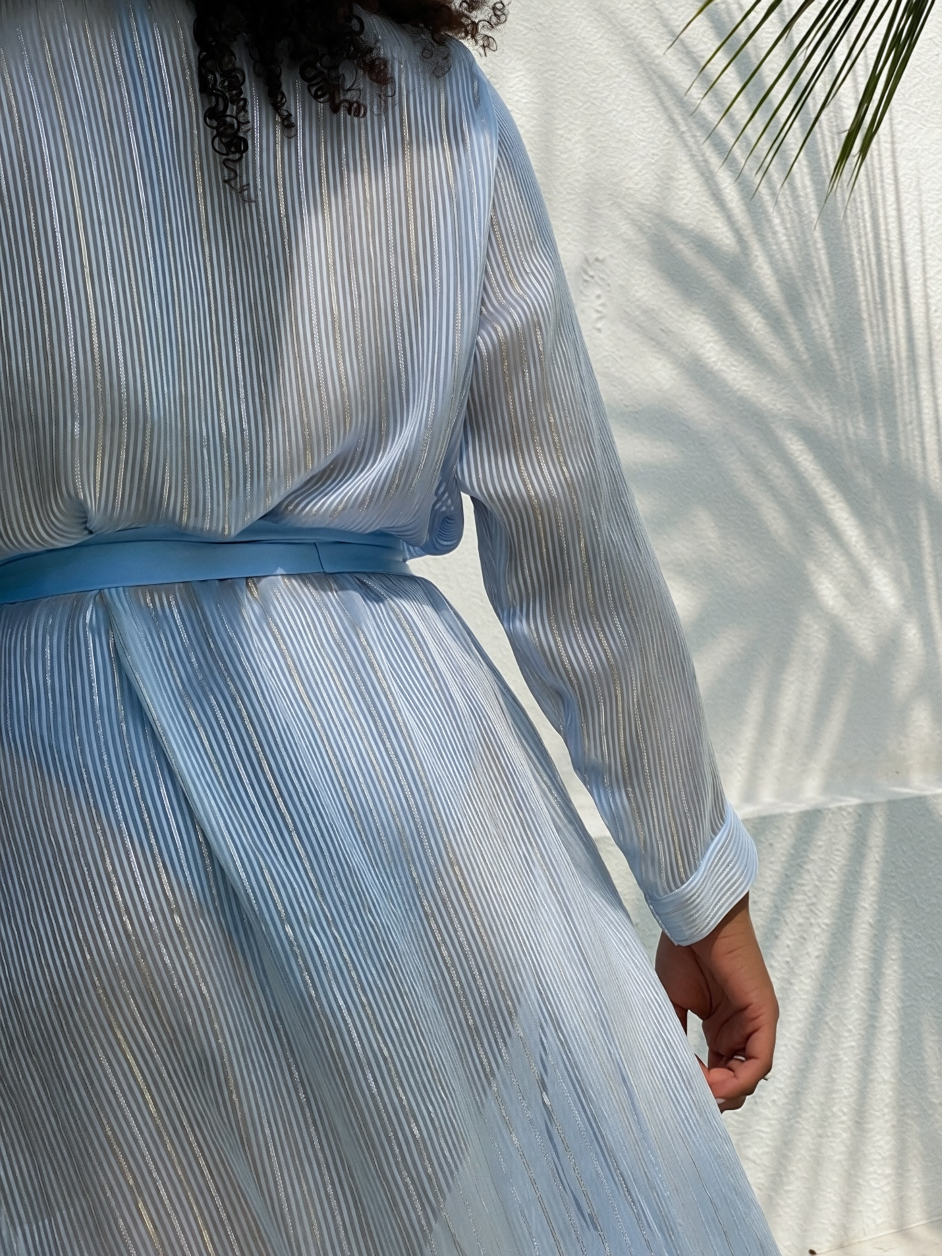 Bohemia Silk Kimono  Sky